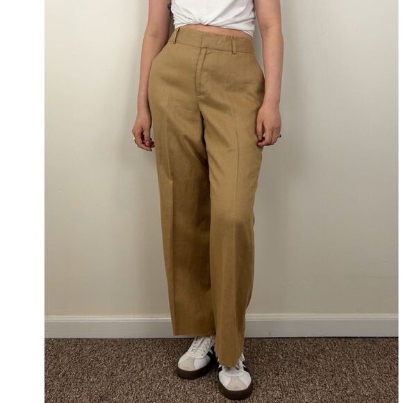 Vintage Lauren Ralph Lauren Classic Tan Line Trousers Pants - Picture 1 of 8